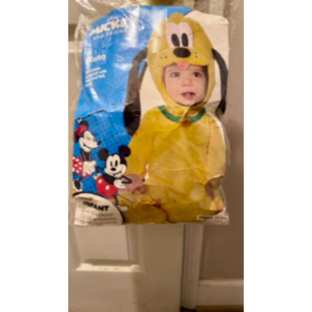 Disney Halloween Mickey & Friends Pluto Costume, Baby 6-12 Mos.